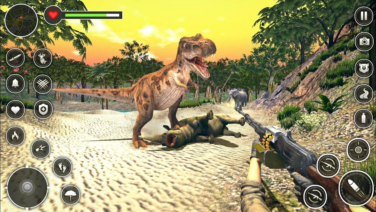 Wild Animal Hunter 3D - Dinosaur Hunter Game - New Android Gameplay New update 