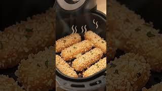 Crispy Cheese Sticks in the Air Fryer 🧀✨ | Easy Cheesy Snack | Anime Cooking