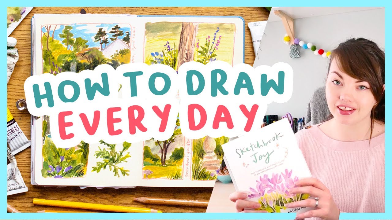Join me on a daily art challenge! Transform your sketchbook habit and ...
