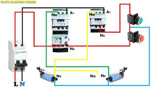 Automatic Forward Reverse With Limit Switch Wiring Diagram