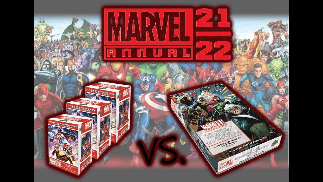 Marvel Annual 21-22 Hobby vs Retail Blasters