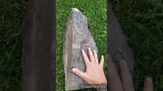 Carving an alien handprint onto a smokey quartz crystal
