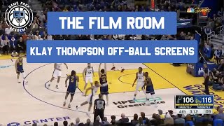 The Film Room - Klay Thompson Using Off Ball Screens