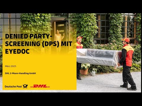 Denied Party-Screening (DPS) mit EyeDoc