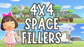 STILL HAVE EMPTY SPACE? 4X4 SPACE FILLERS FOR YOUR ISLAND | Speed Build | Let's Play Animal Crossing
