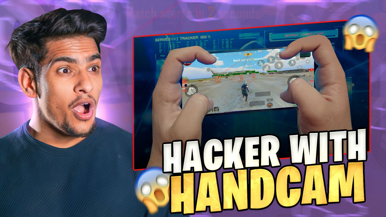 😱Hacker Showing his Long Jump & Aim Bot skills with Handcam in PUBG/BGMI- Best Moments of PUBG M