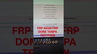 SUPPORT SAMSUNG FRP EXYNOS ANDROID 14-15-16 TANPA TESTPOIN..