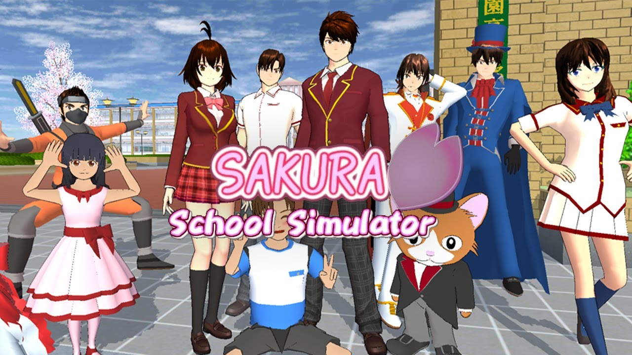 High School jogo de simulador de menina, escola vida virtual jogos