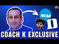 Coach K on Duke, Cameron Boozer & College Basketball 🏀