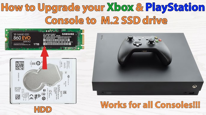 Concreet karton uitvinden How to Upgrade your Xbox One X and Xbox One S to SSD Drive. WITHOUT Scripts  and Software! - YouTube