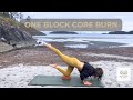 20-Min Core and Pelvic Floor Workout on the Beach | Yoga Block Pilates Flow