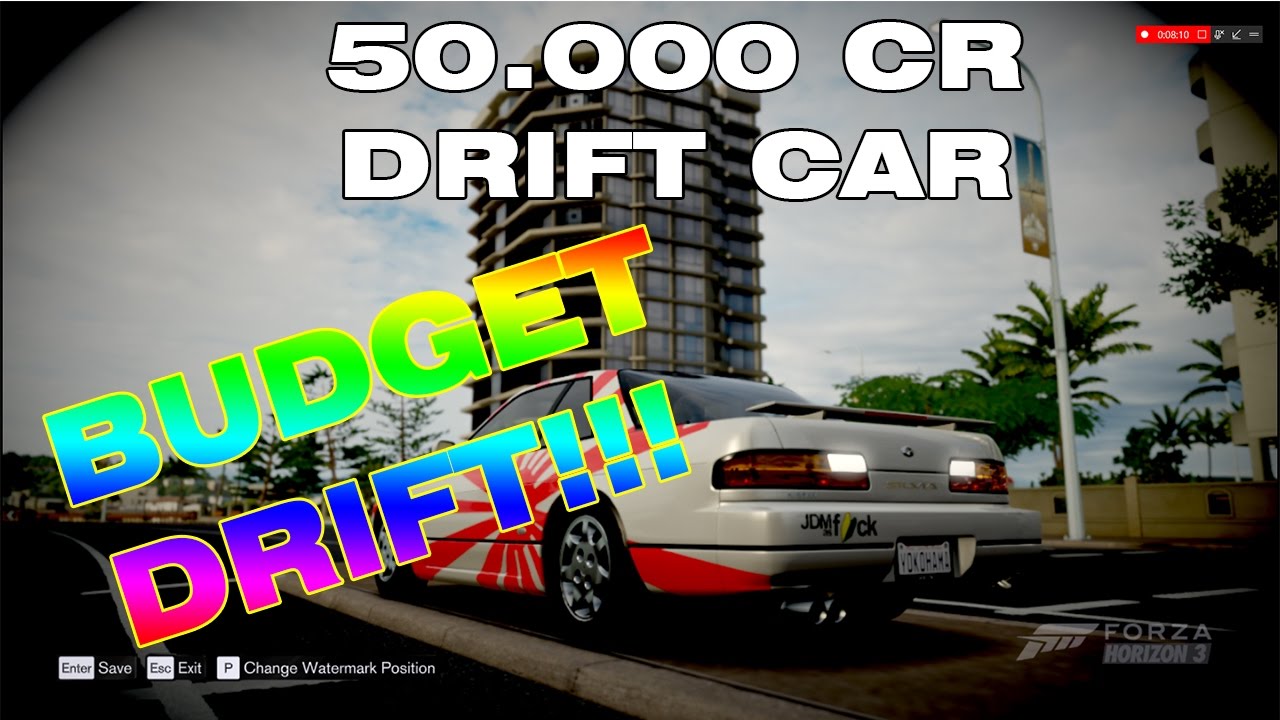 Forza Horizon 3- Budget Drift Car - 50000 cr - Begginer's drift
