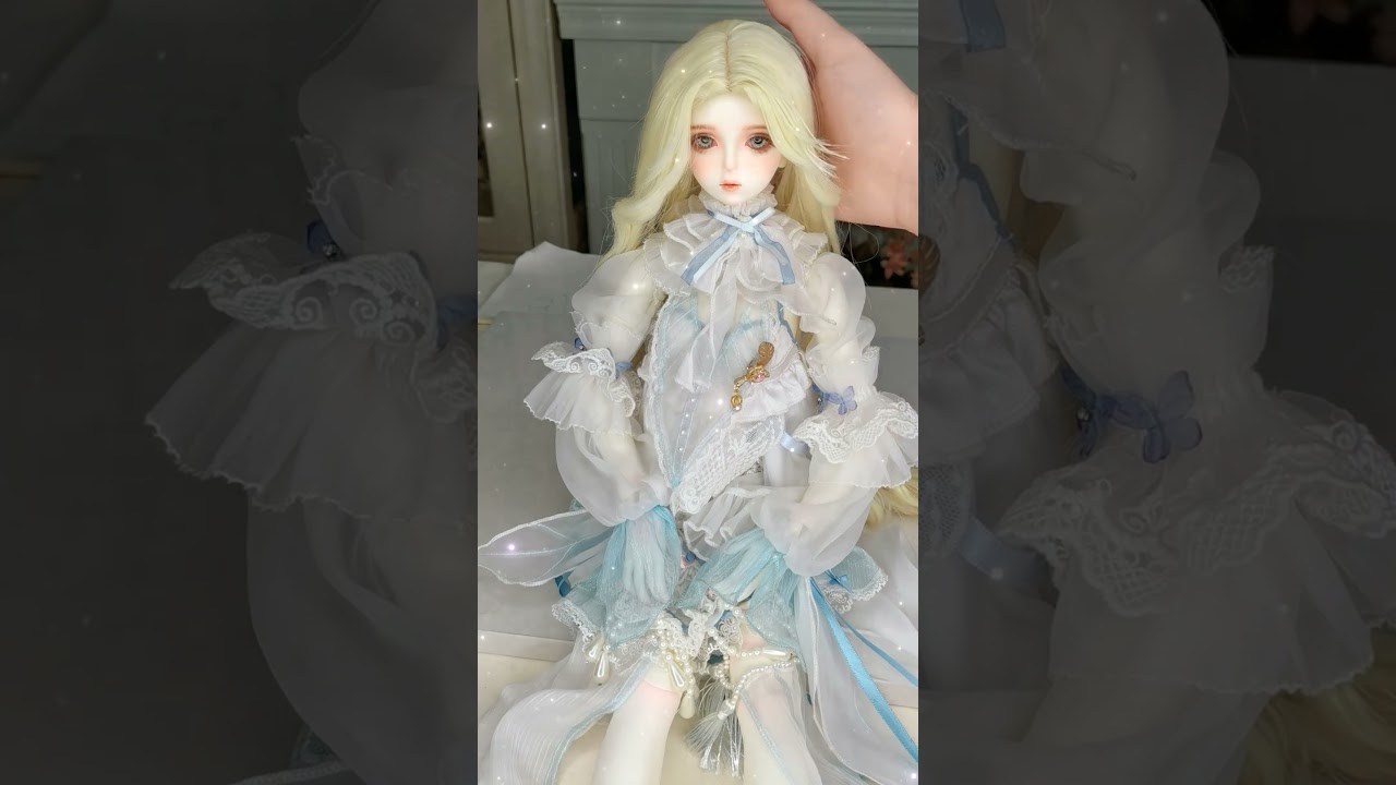 GEM OF DOLL】Dress up Psyche with a wig today! 1/3 BJD girl - YouTube