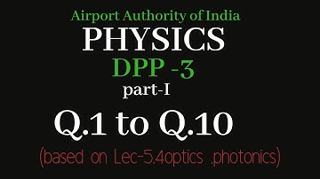 Dpp-3 |Lec-5.4| spherical mirror| #AAI #ATC #AO