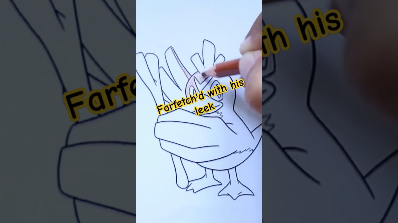 Farfetch’d Pokémon Coloring | Relaxing Coloring Session
