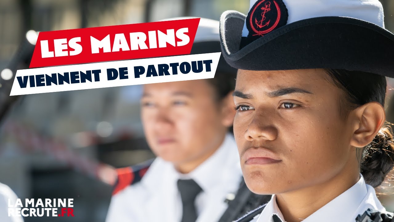 Les marins viennent de partout 🌎