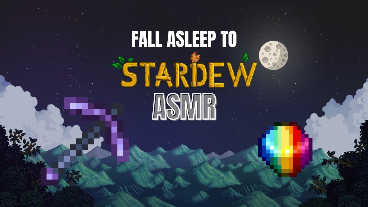 fall asleep while I mine in Stardew Valley (ASMR)