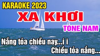 Karaoke Xa Khơi Tone Nam Nhạc Sống gia huy karaoke