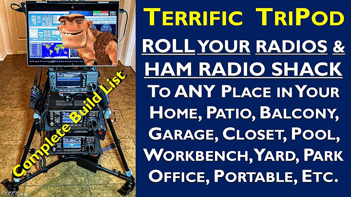 TripleR Terrific Tripod For Ham Radio – Roll Your Entire Ham Shack Anywhere YOU Want It!