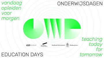 De Onderwijsdagen 2023 - Talkshow & keynote Donderdag 23 maart 2023