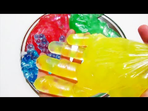 Orbeez How to make big hands Water Beads color Orbeez 