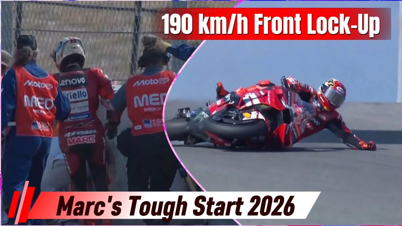 Marc Márquez Suffers Crash in Opening Practice at US Grand Prix ...
