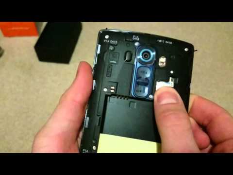 LG G4 | How to Remove/Replace Sim Card, Memory Card, Micro SD, Battery & Cover
