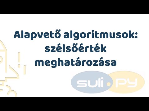 7.4 Szélsőérték meghatározása