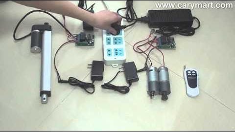 Remote Control Linear Actuator Motor and 2 Pump Motors