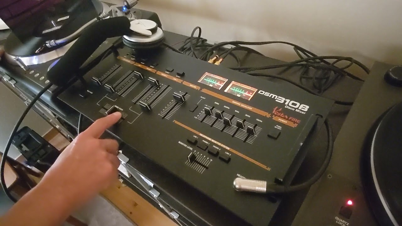 VESTAX DSM-310 ビンテージDJミキサー VESTAFIRE 完動品 VESTAX DSM