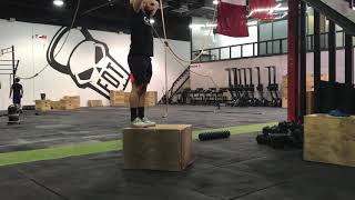Functional Strength - double dumbbell back rack step up & reverse step down - ON AIR
