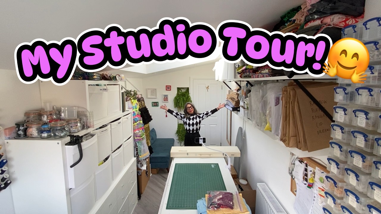 Inside my Creative HQ 🪡🧶 ️ | Full Studio Tour! 🤩🤩🤩 - YouTube