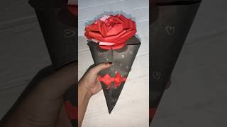 DIY Cute Paper Rose Bouquet 🥀✨ #subscribe #diy #art #craft #paper #viral #trending #yt #shorts