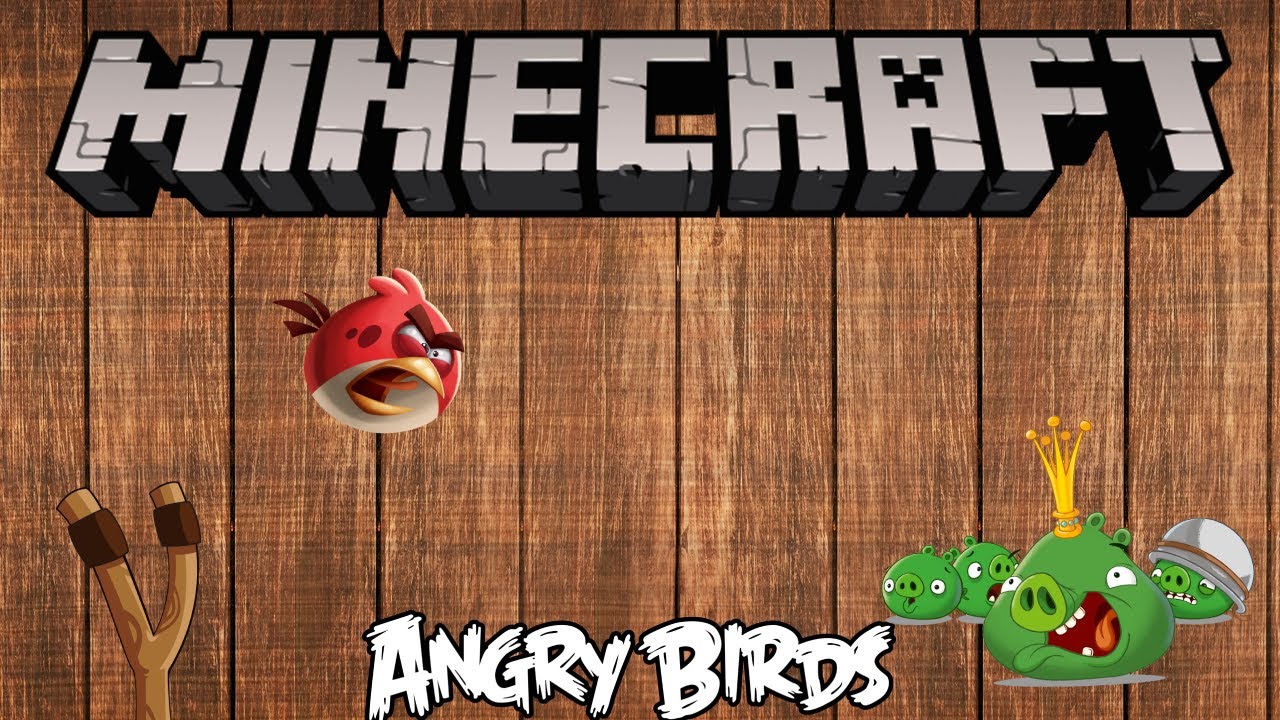 КАК ПОСТРОИТЬ ANGRY BIRDS В MINECRAFT