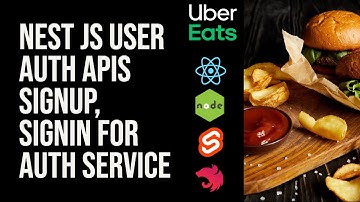 Nest js user auth apis Signup, Signin for auth service #22 #nestjs #microservices