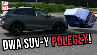 DWA SUV-Y POLEGŁY W TEŚCIE HAMOWANIA. TO NIE MIAŁO PRAWA SIĘ WYDARZYĆ