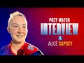 Post Match Interview ft Alice Capsey