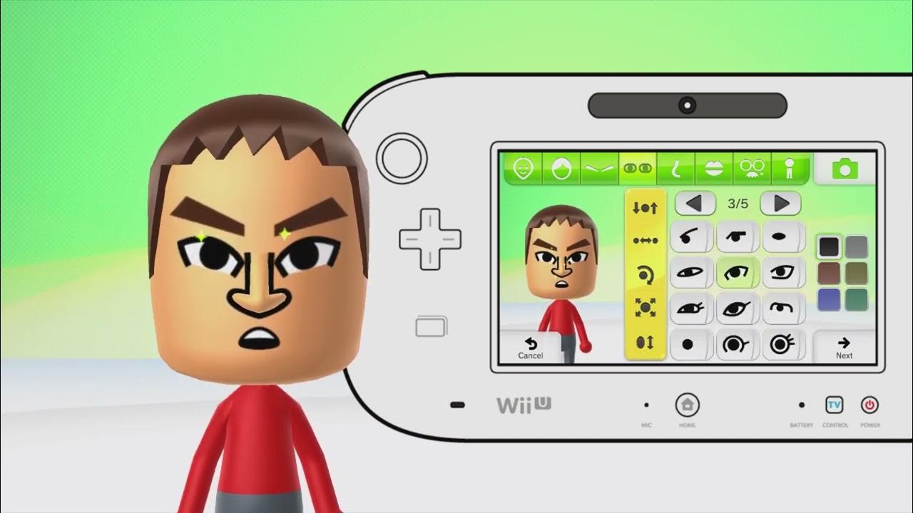 Mii maker wii u shinta from wii sports resort youtube