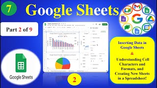2-Google Sheets Tutorial for Beginners | Create Spreadsheets, Charts, Track Data -Cell Format-Sheets