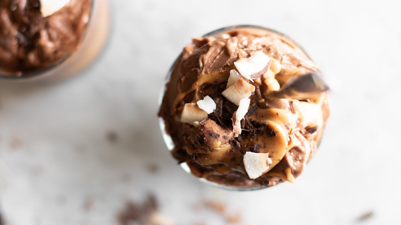 Chocolate Peanut Butter Nice Cream Vegan, Sweetened with Fruit YouTube