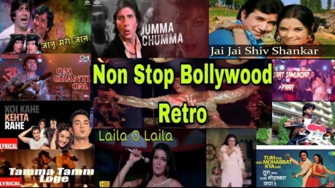 NONSTOP BOLLYWOOD RETRO DANCE PARTY DJ MIX 2024   DJ AMIT MUMBAI