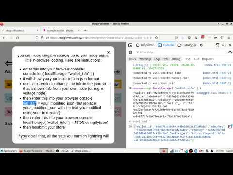 Connect Magic Webstore to your own node
