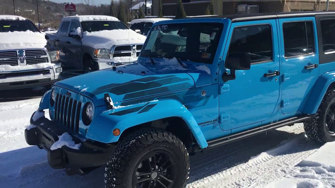 2017 Jeep Wrangler Winter Edition R18014a Blake @ Goldy - YouTube