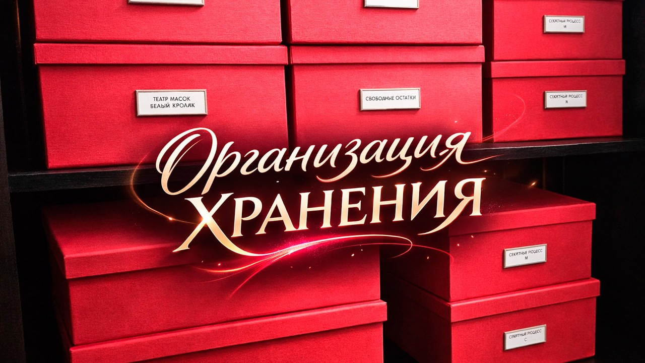 Моя организация и хранение ЭСТЭ, других процессов и запасов