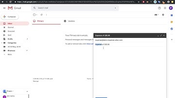 Odoo : Record expense from email