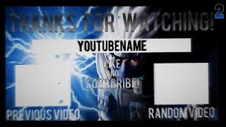 Top 10 BEST FREE Panzoid Outro Templates 2017 | #2