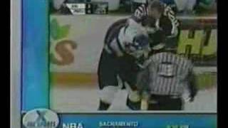 Colton Orr - Eric Godard  AHL