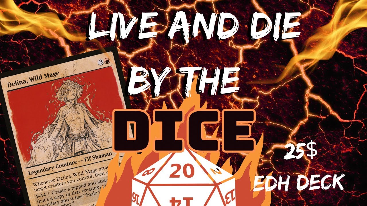 Красные жетоны для хайроллеров | Делина, Дикий Маг | Бюджетная колода EDH Tech за 25$