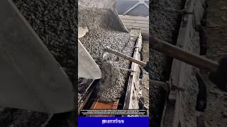 Bulldozer Shovel Concrete Pouring! Heavy-Duty Casting Process