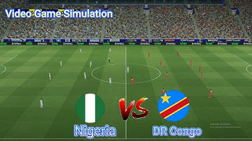 🔴Live : Nigeria vs DR Congo | World Cup Qual. CAF, Final -  Video Game Simulation